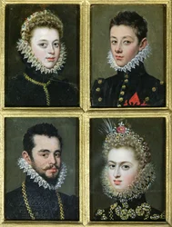 Ritratto di due uomini e due donne
